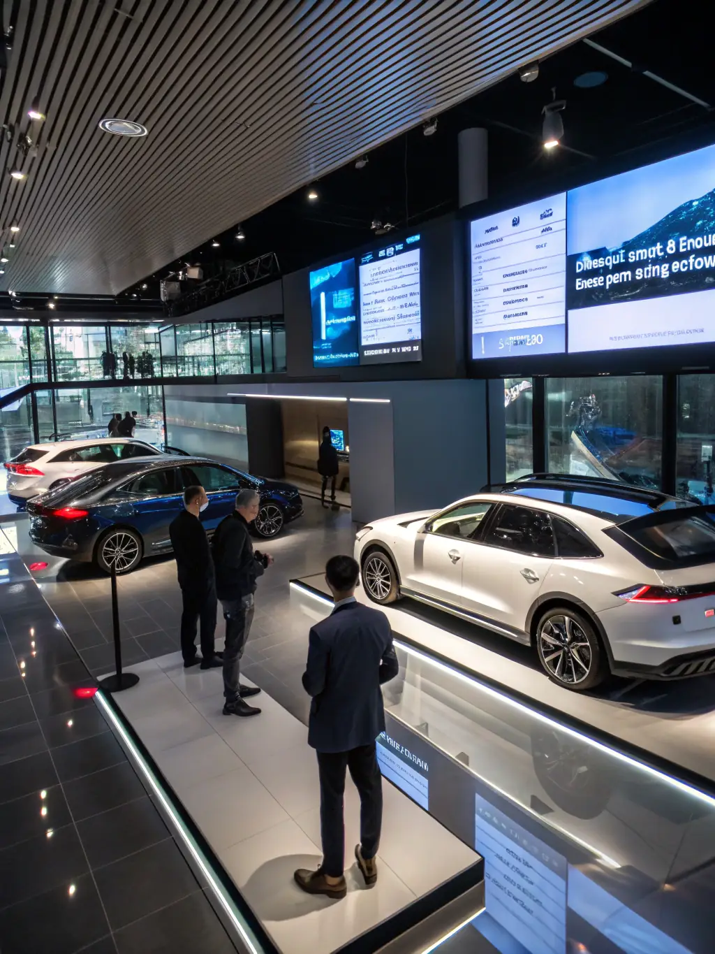 An image of a modern car dealership showcasing a variety of vehicles, representing the professional automotive environment.